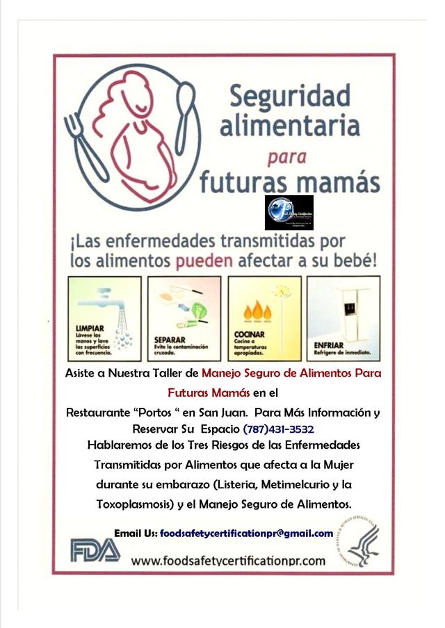 Food Safety Moms-To-Be Seguridad Alimentaria Para Futuras Mamás